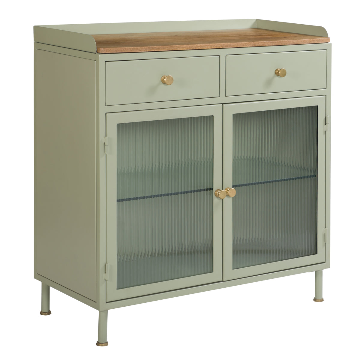 acheter petit buffet portes en verre fume