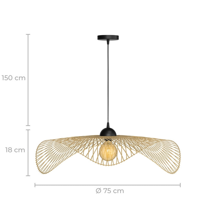 acheter suspension en bambou