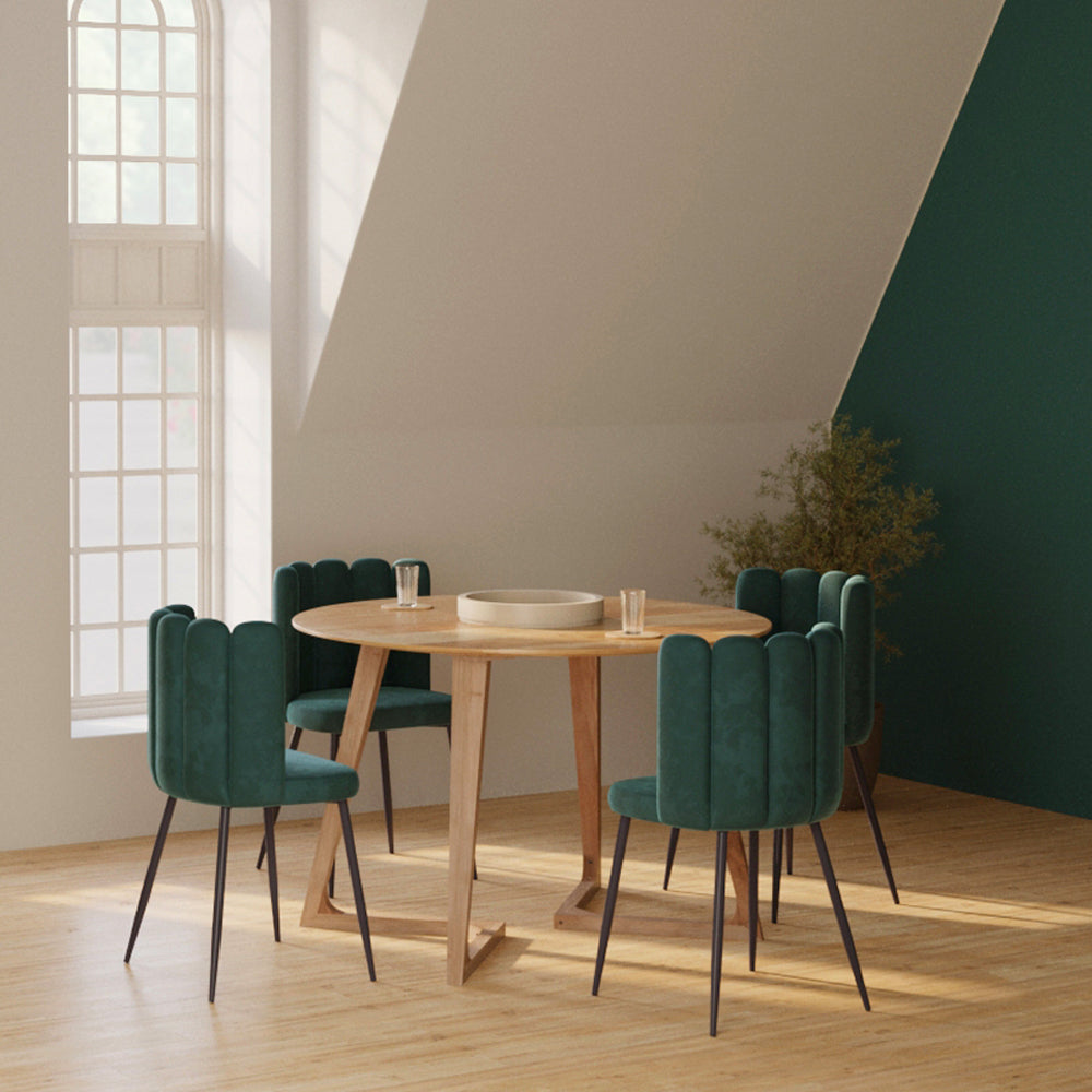 acheter table a manger en bois d acacia 115 cm