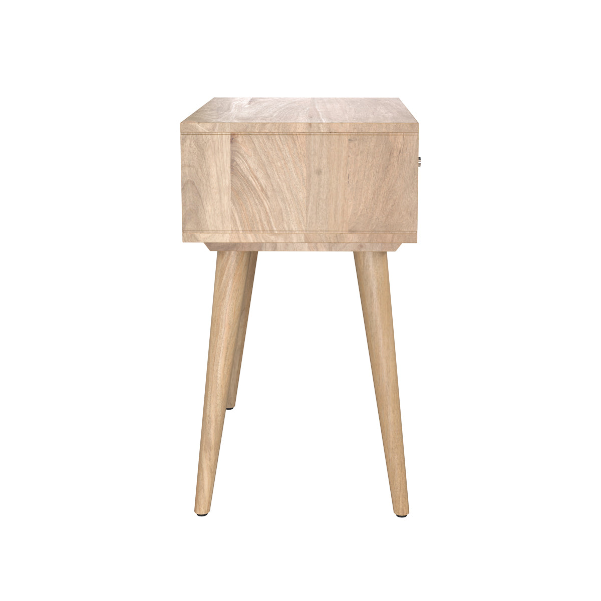 acheter table de chevet en bois grave