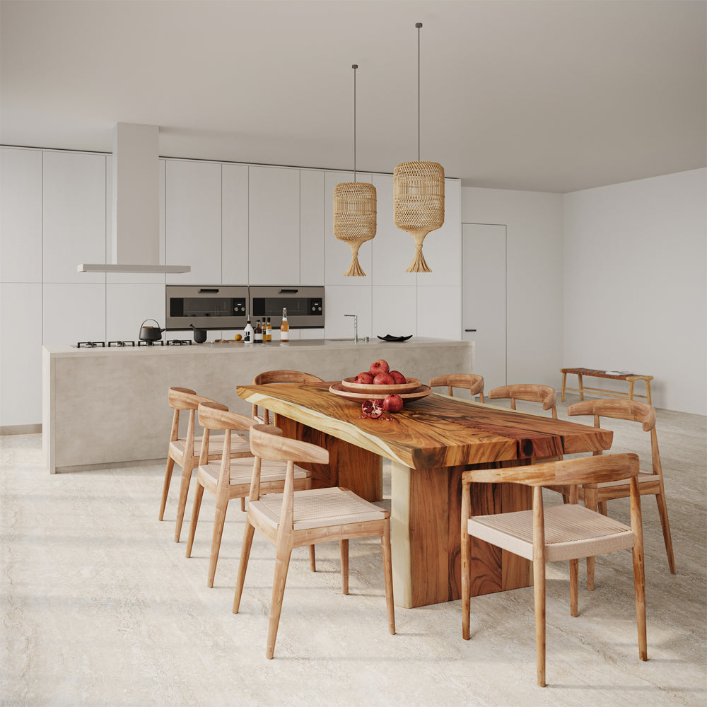 acheter table en bois de suar 240 cm