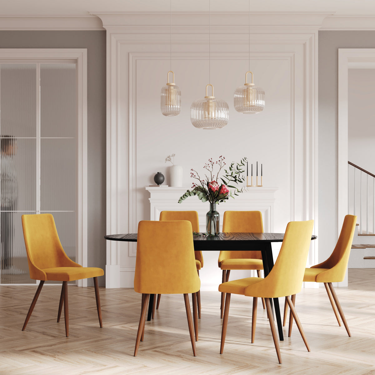 acheter table extensible en bois noir 150 cm eddy