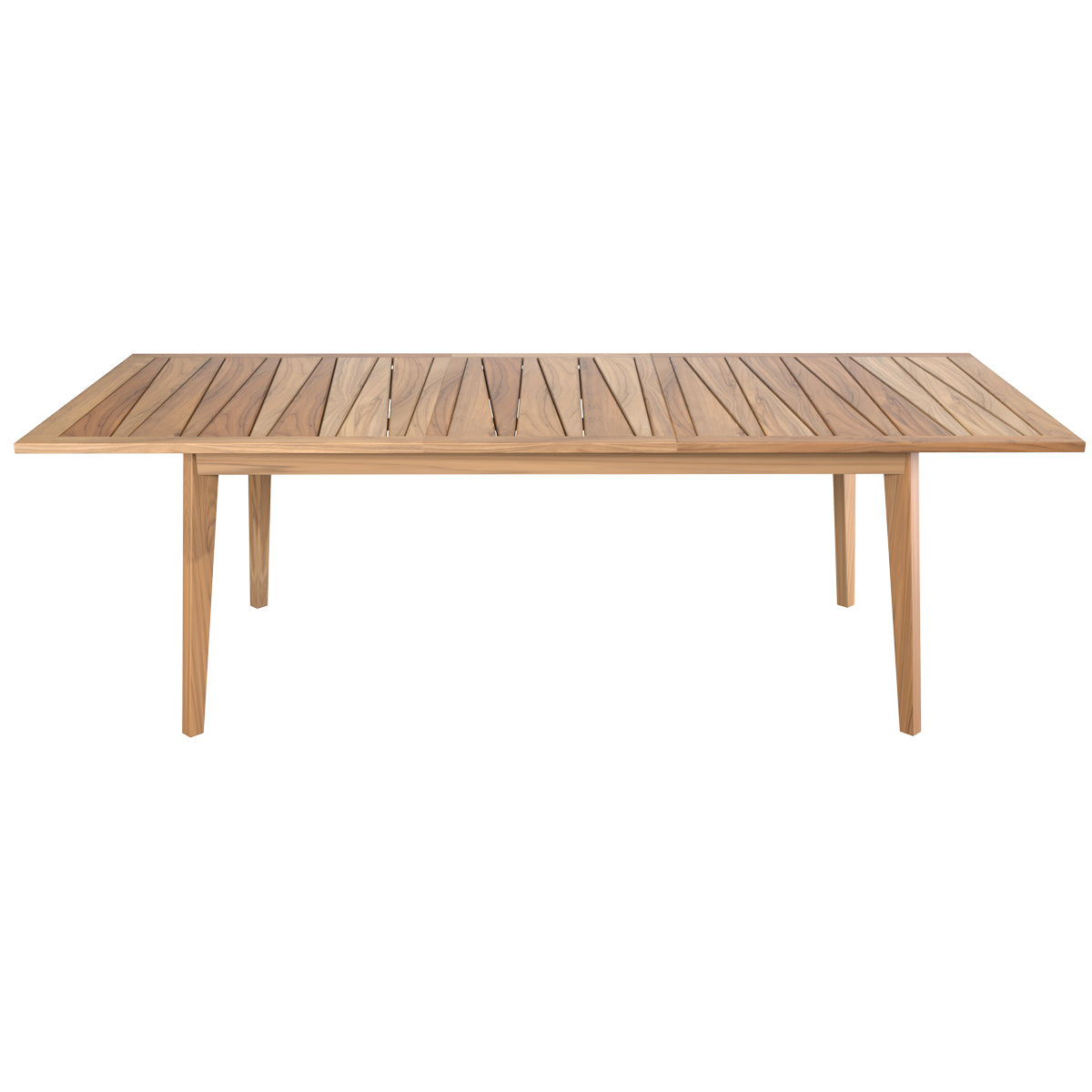 acheter table exterieure en bois de teck lattes