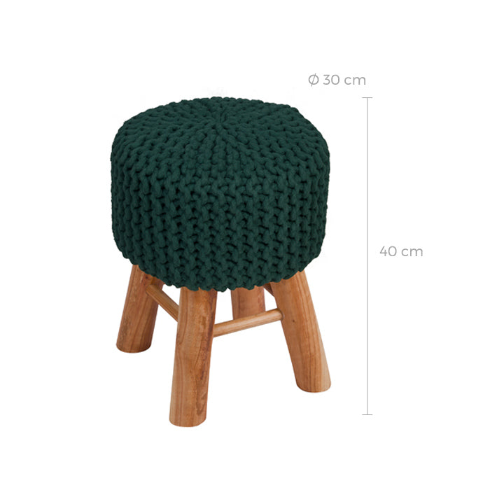Acheter tabouret d'appoint vert sapin – Maison Pavane