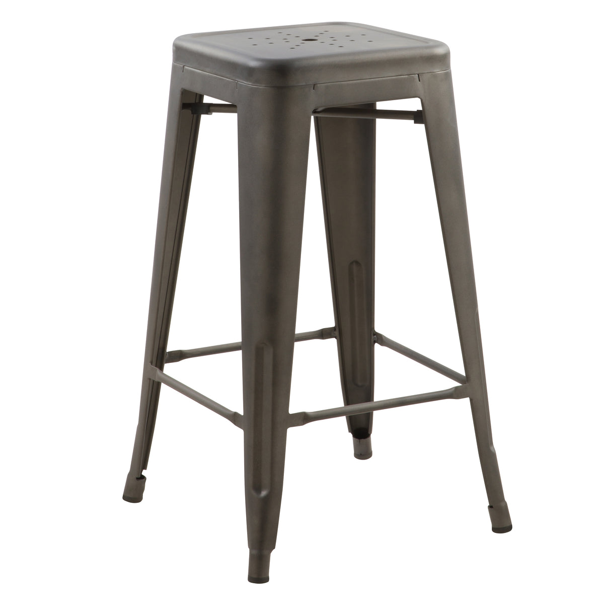 acheter tabouret de bar indus metal mat