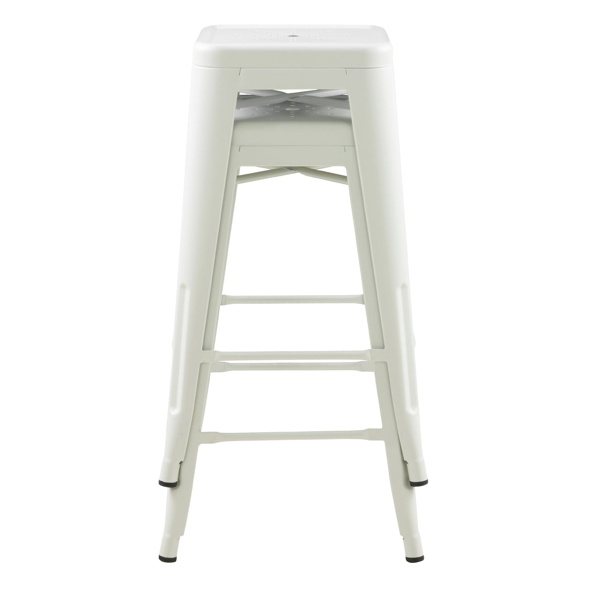 acheter tabouret de bar industriel blanc