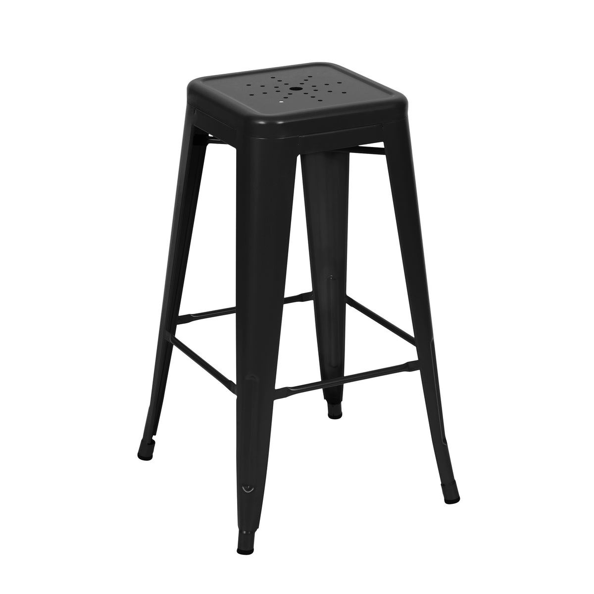 acheter tabouret noir design indus