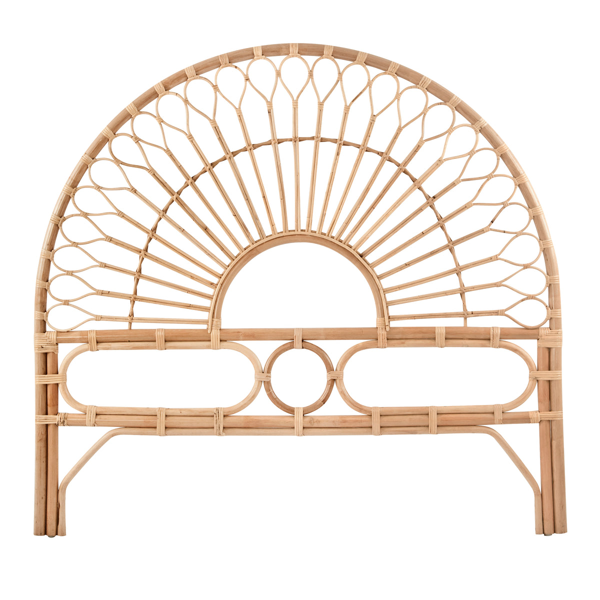 acheter tete de lit en rotin naturel