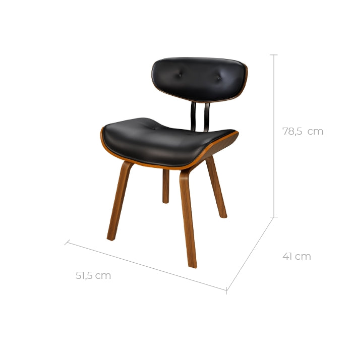 acheter une chaise noir et pied en bois plie