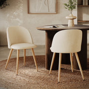 Ambiance 2 chaises beige Cozy – Maison Pavane