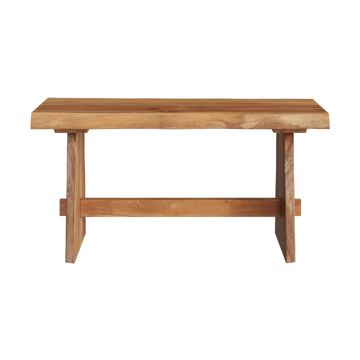 panca in legno di teak riciclato vic 90 cm