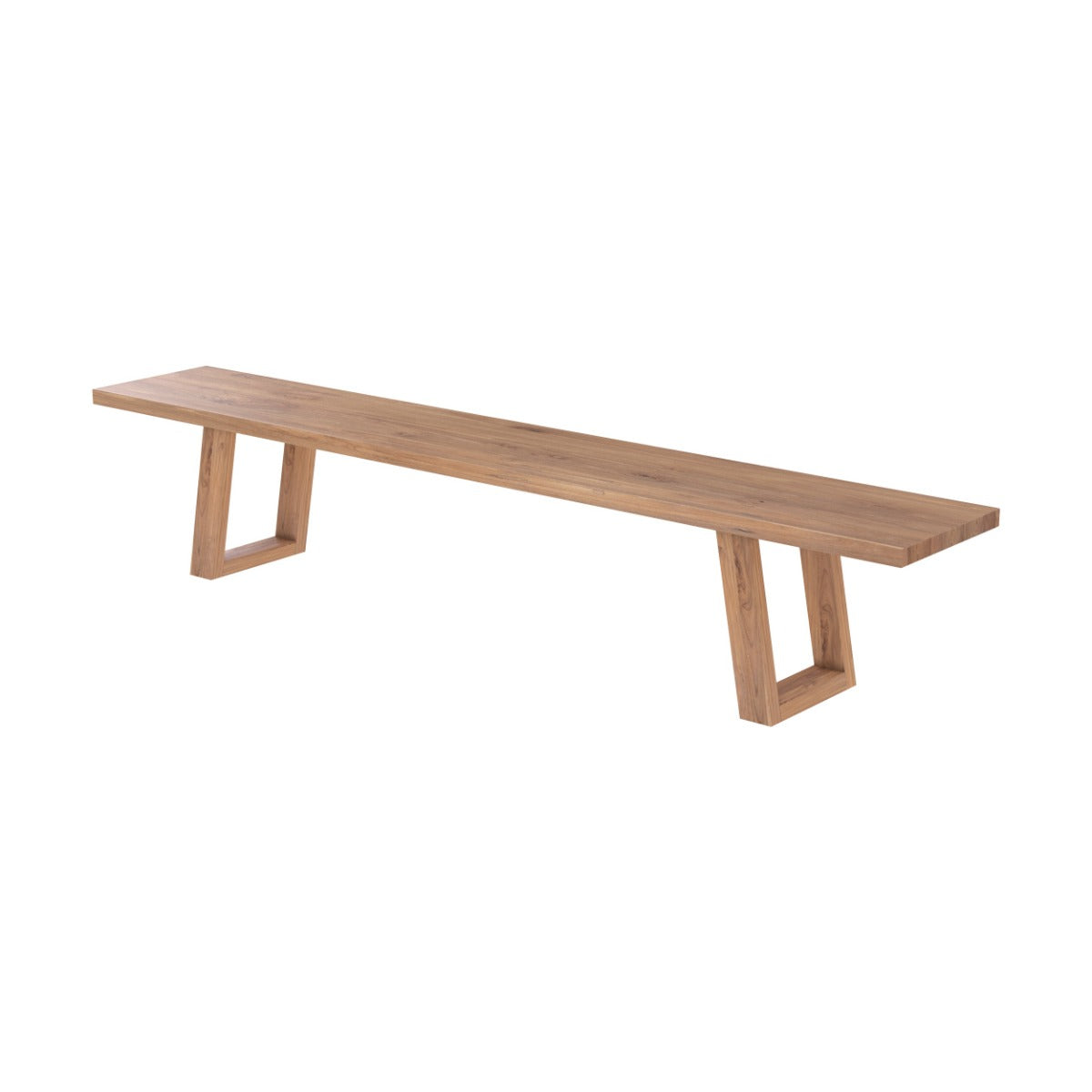 banc marie en bois de teck recycle 240 cm