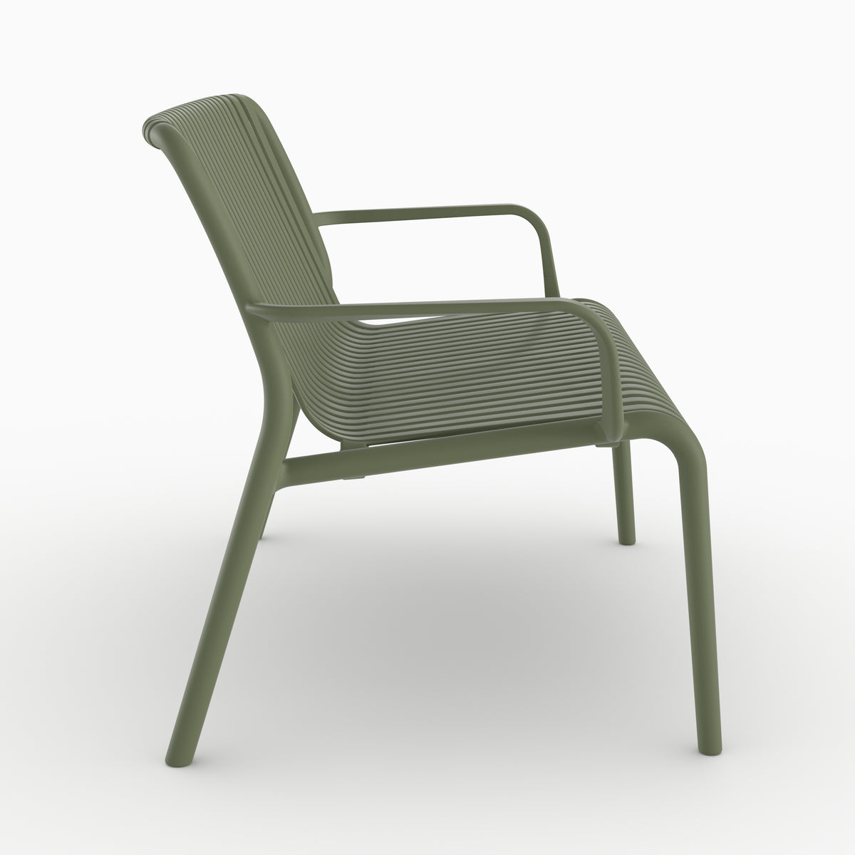 Banquette 2 places Ivy vert sauge plastique jardin