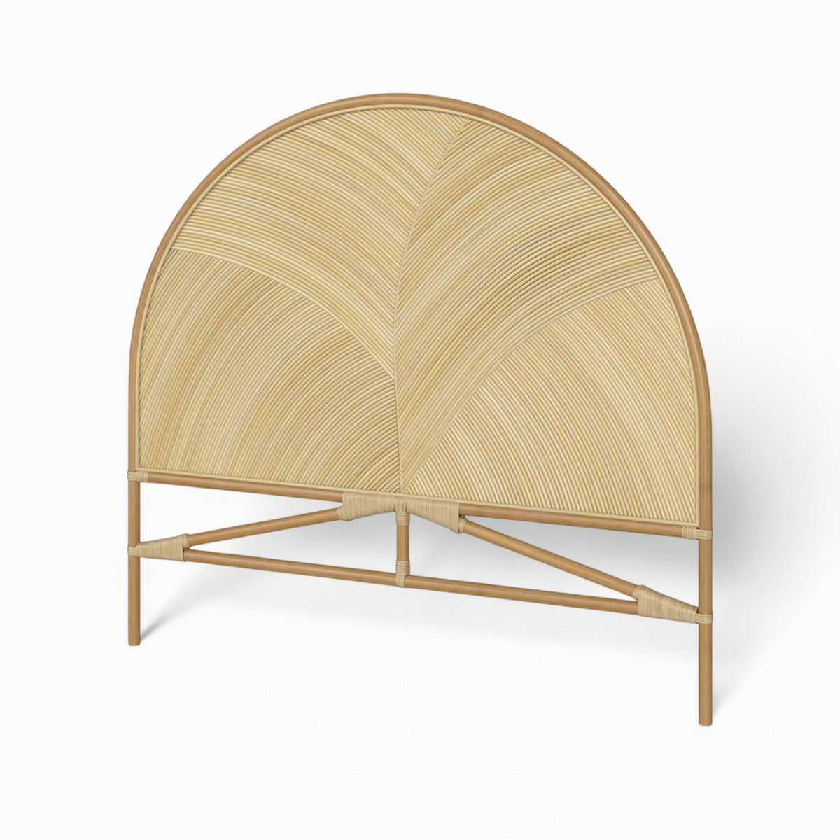 testata del letto rotonda in rattan beige 140 cm_2