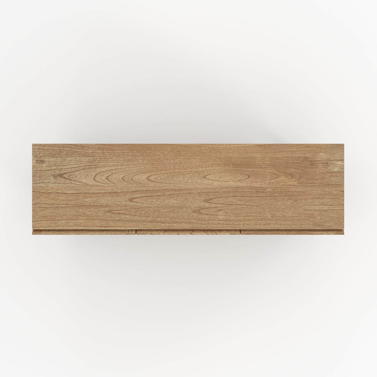 buffet delya en bois de massif mindi et rotin rangement