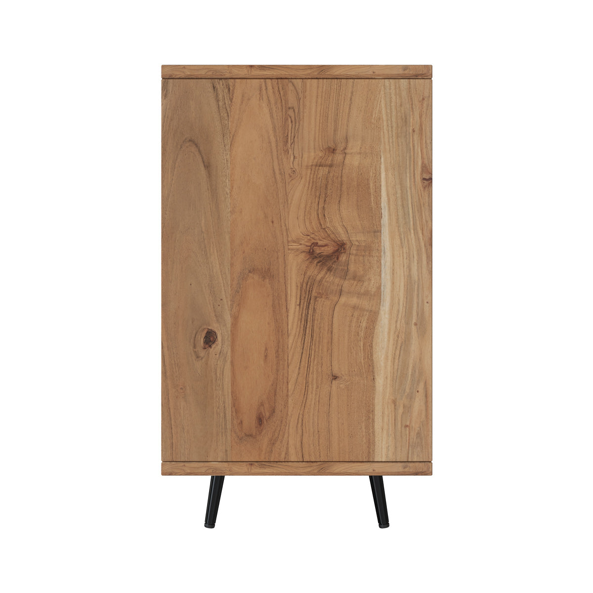 buffet en bois clair et bois noir alabama