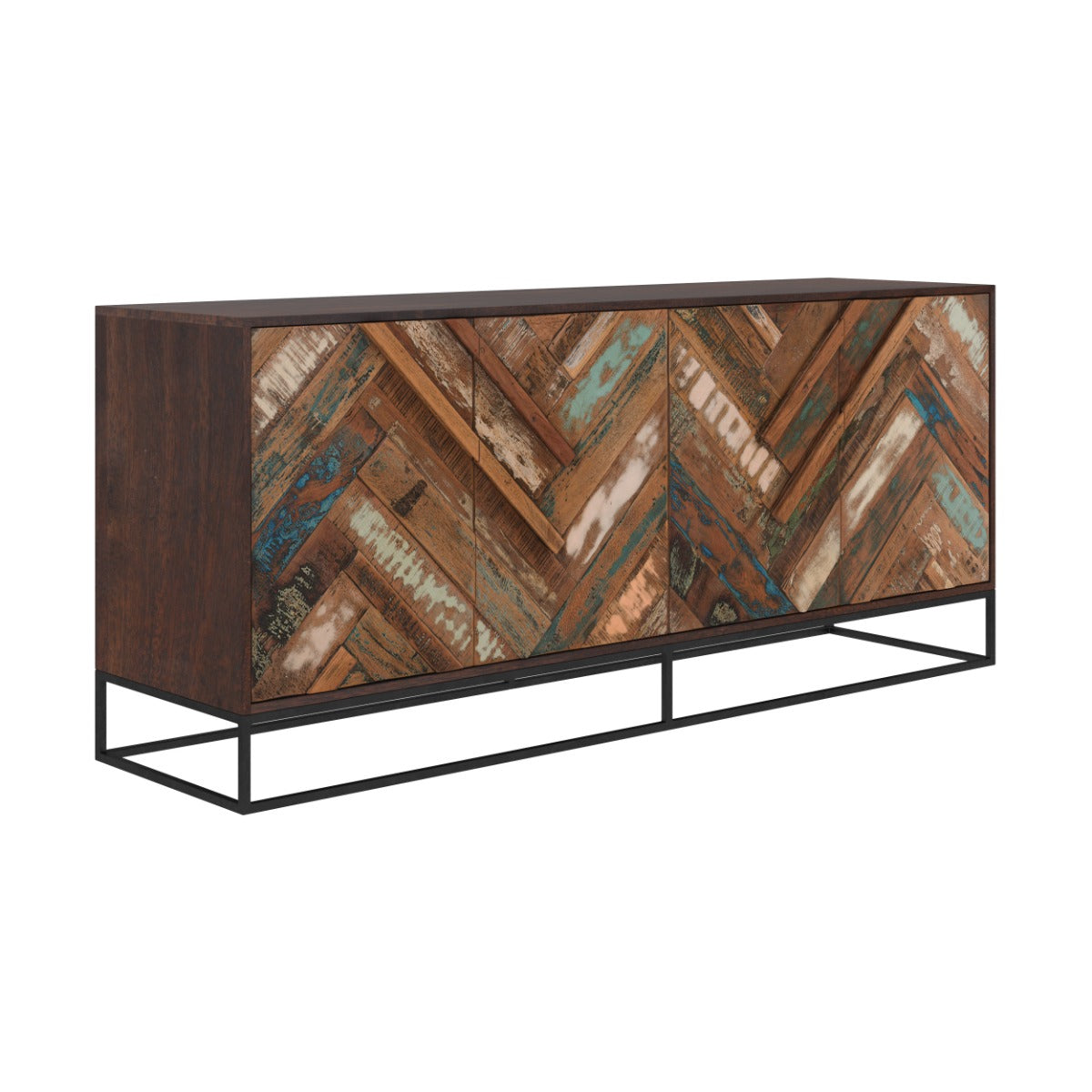 buffet en bois d acacia krabi