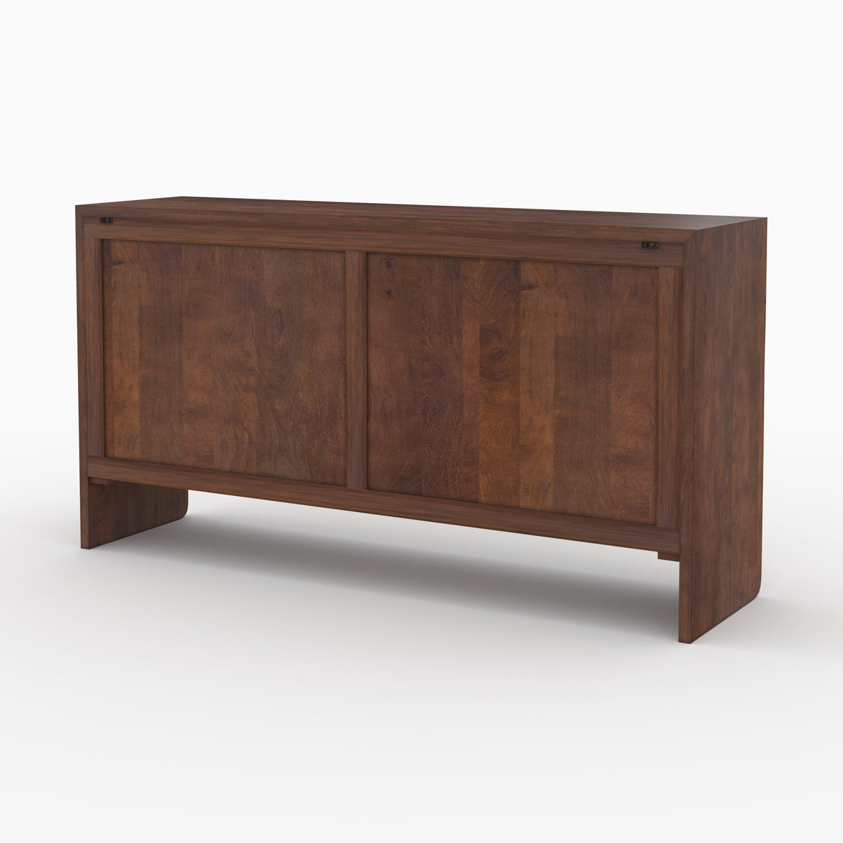 buffet paco en bois de manguier avec 3 portes et 3 tiroirs