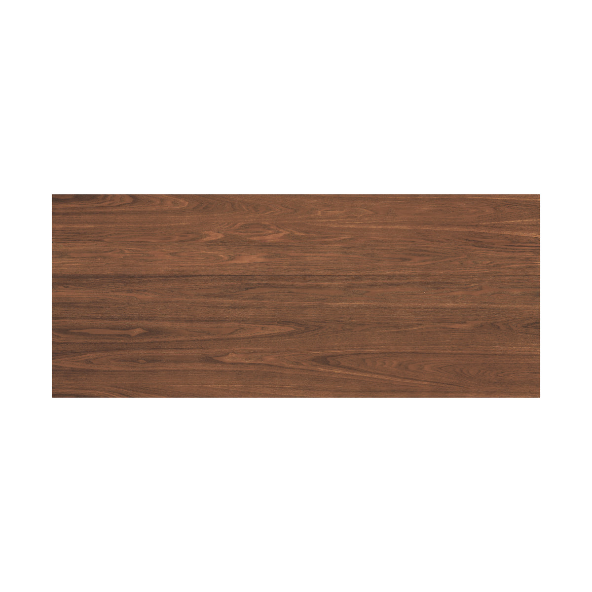bureau rectangulaire en bois fonce moka