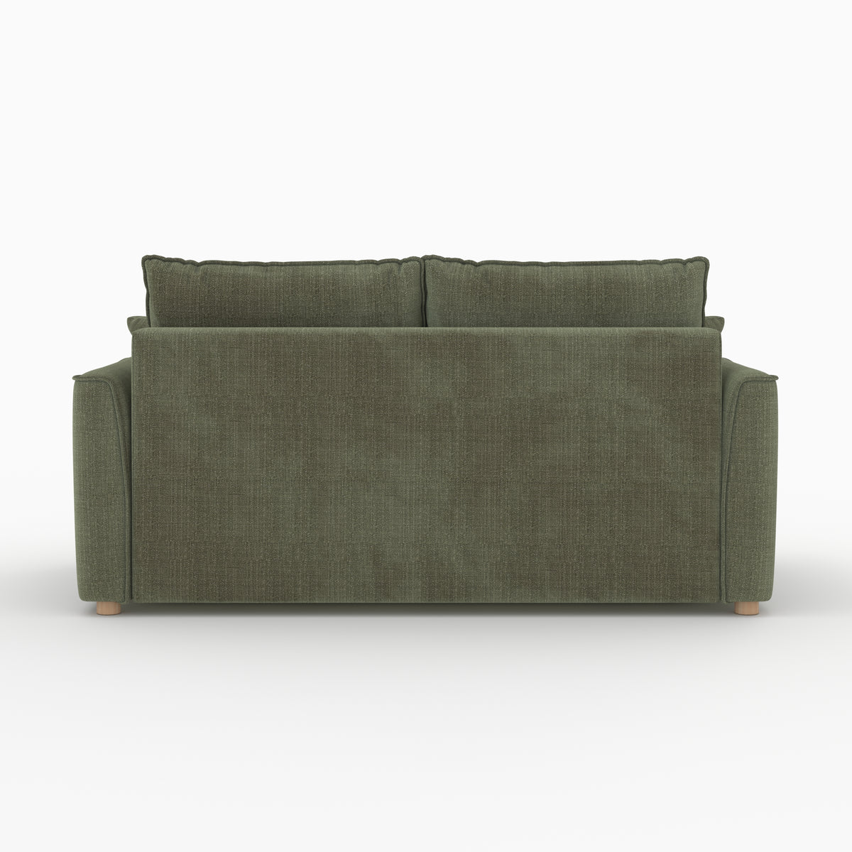 canape convertible 2 places olympe en tissu texture vert