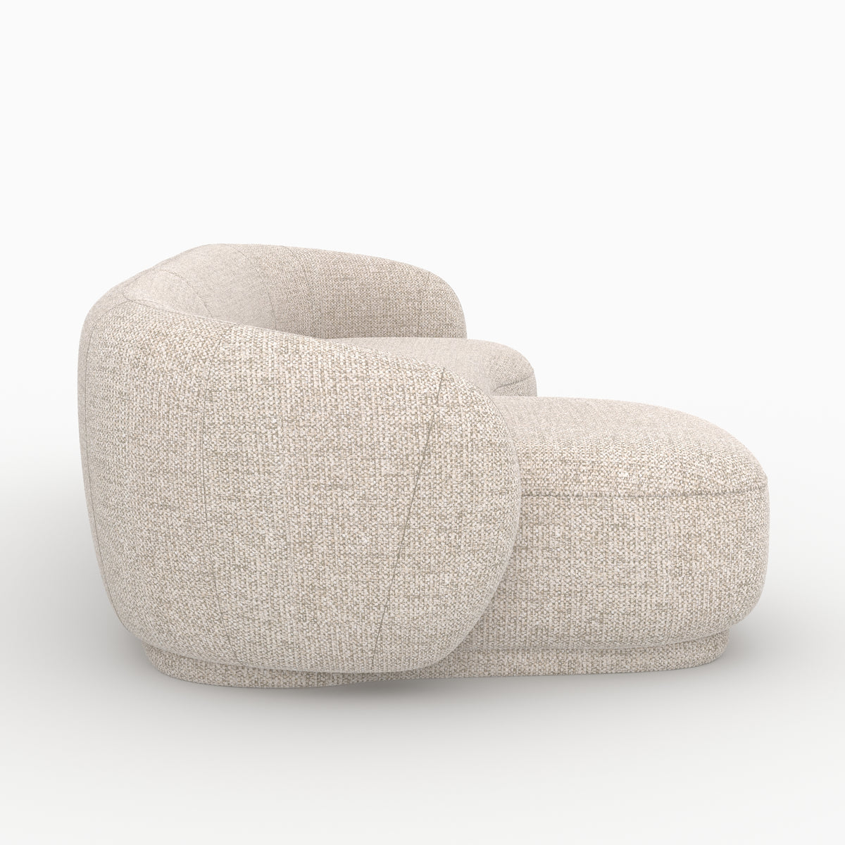 canape dangle nova modulable tissu beige chine 4 places