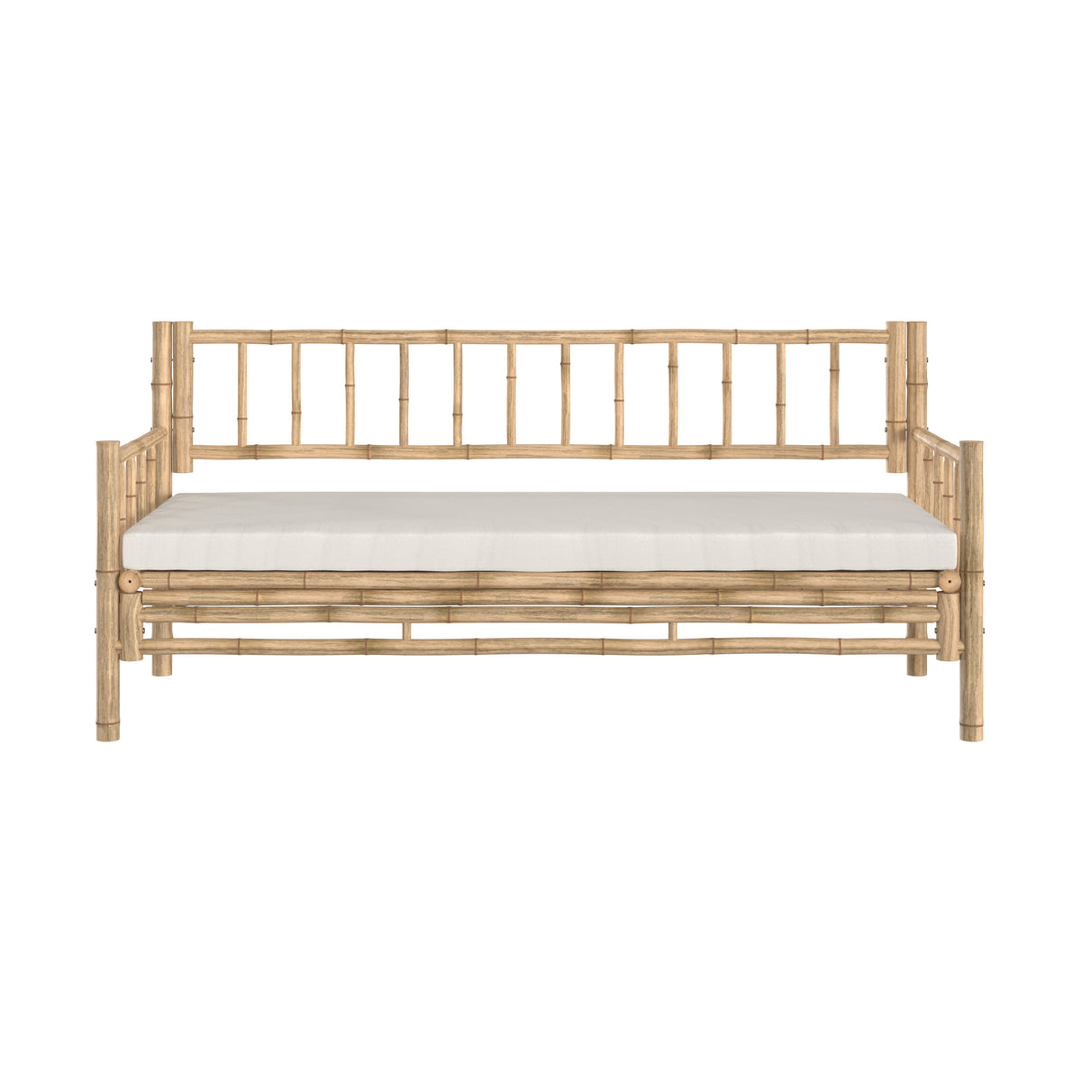 canape de jardin en bambou naturel vadella