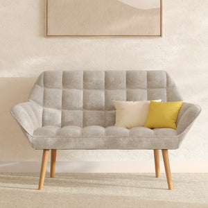canape en tissu gris clair simba tissu texture