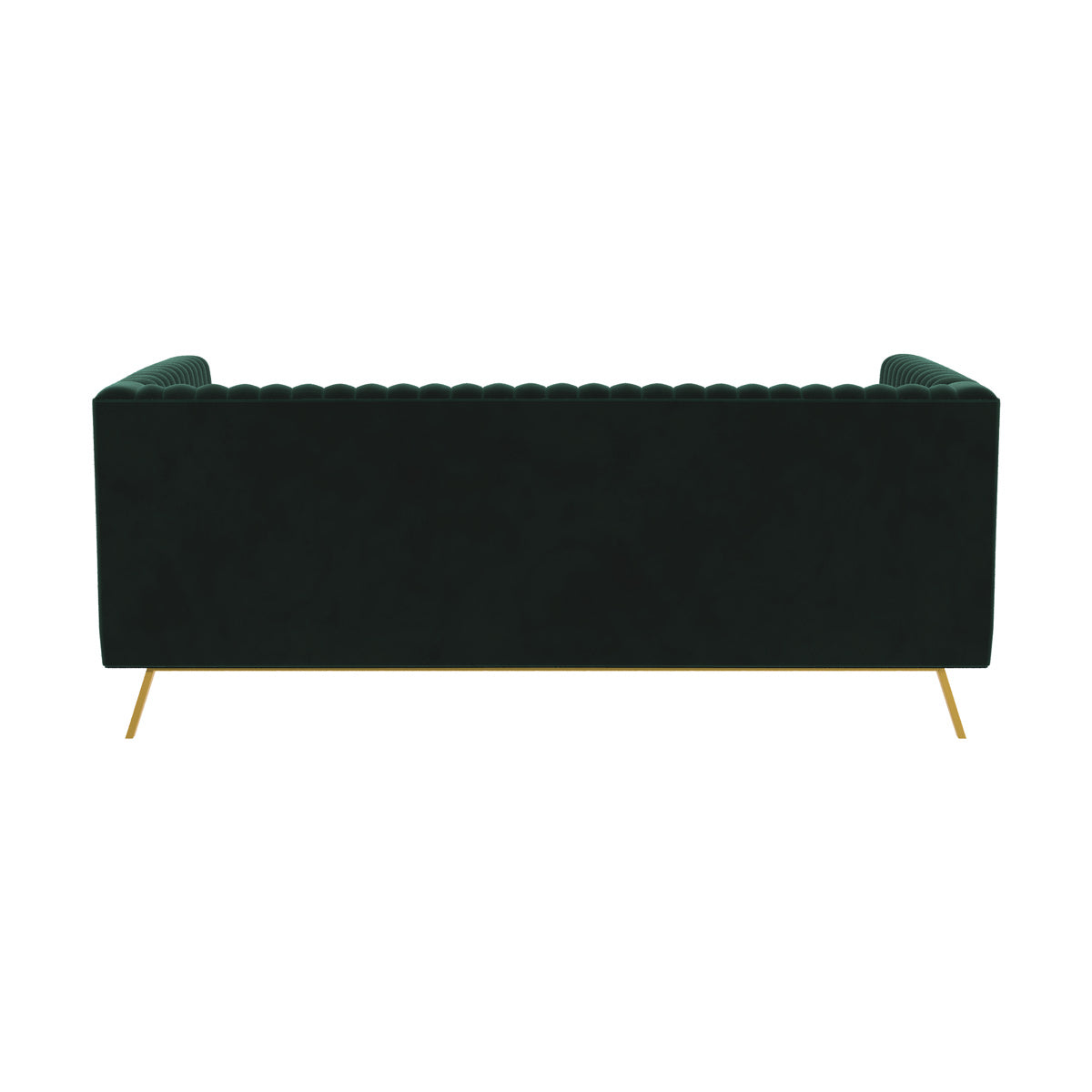canape gatsby en velourd vert fonce