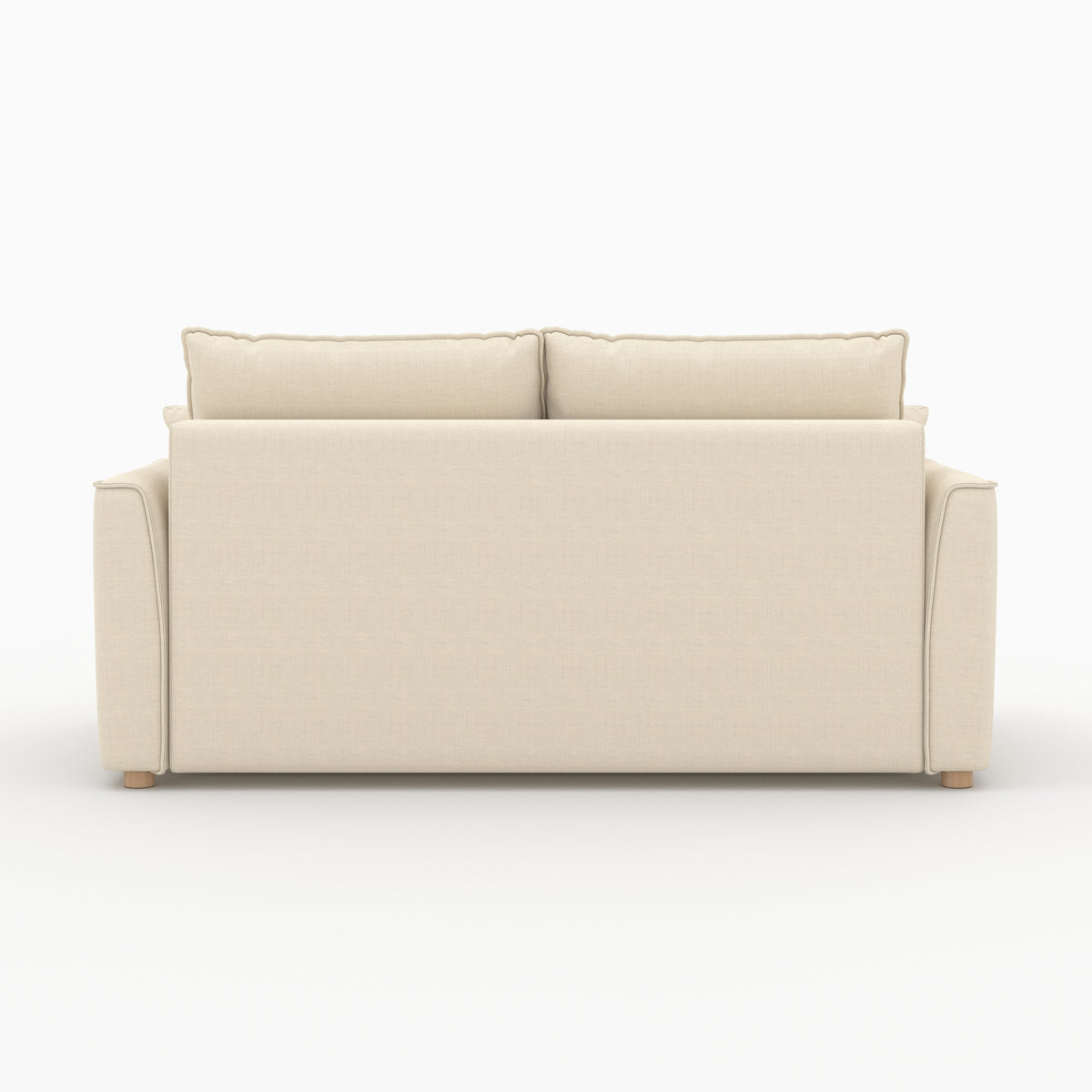 canape lit 2 places en tissu texture beige olympe