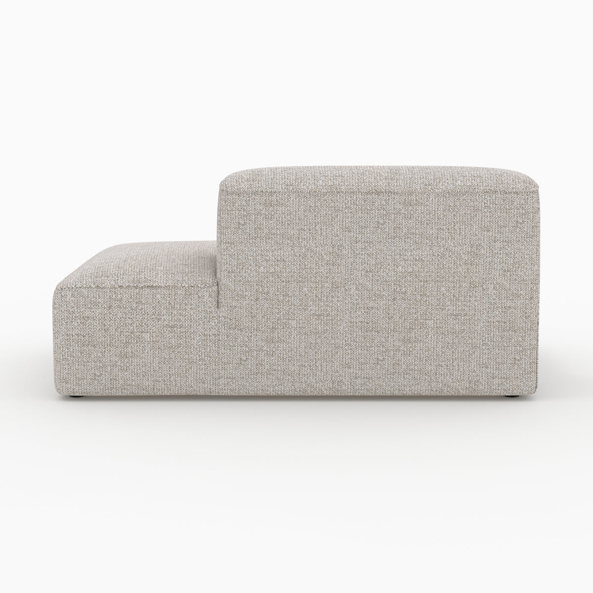Canapé modulable Hestia angle gauche beige tissu