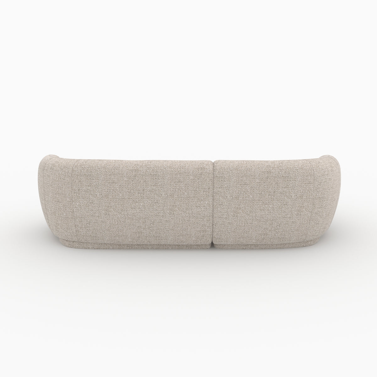 canape tissu beige chine nova 4 places angle modulable