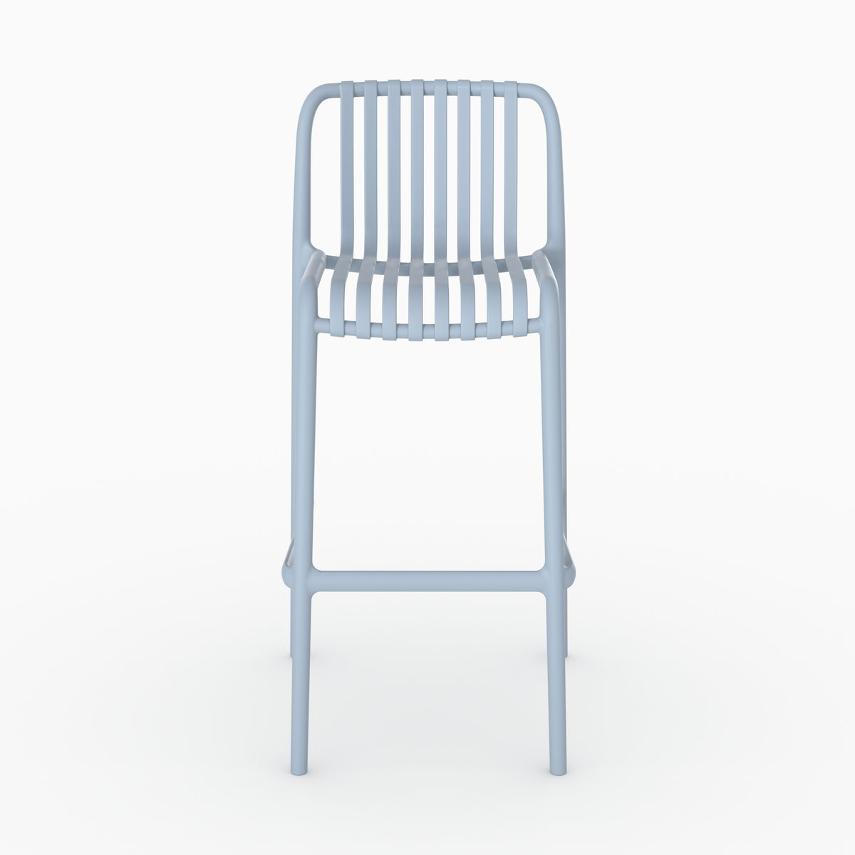 Chaise bar Duli bleu pastel ilot central bar
