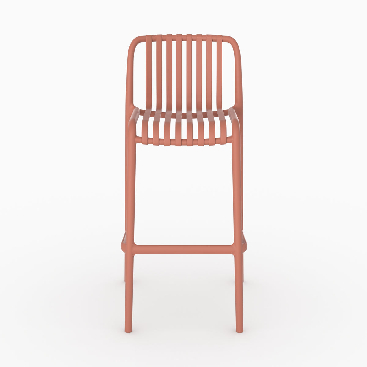 Chaise bar Duli terracotta ilot central bar