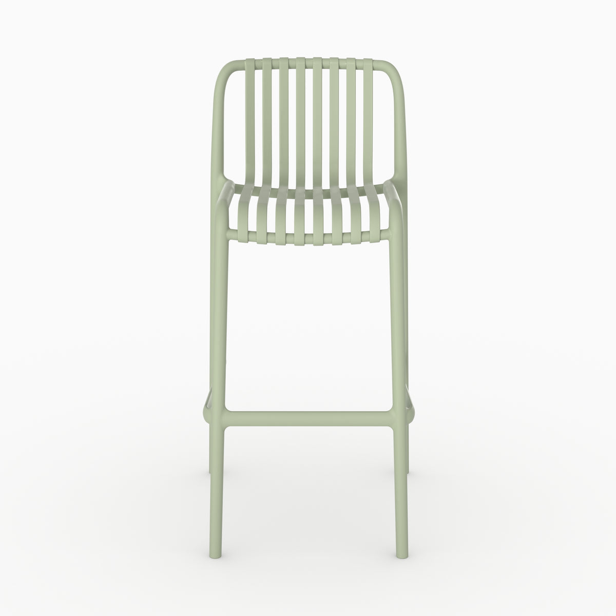 Chaise bar Duli vert pastel ilot central bar