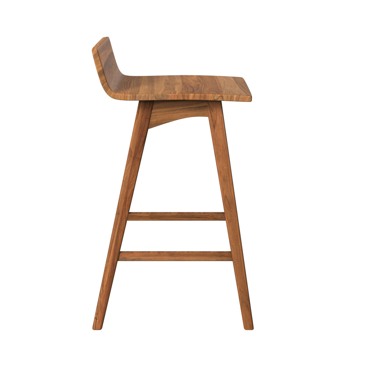 chaise de bar en bois de teck 72