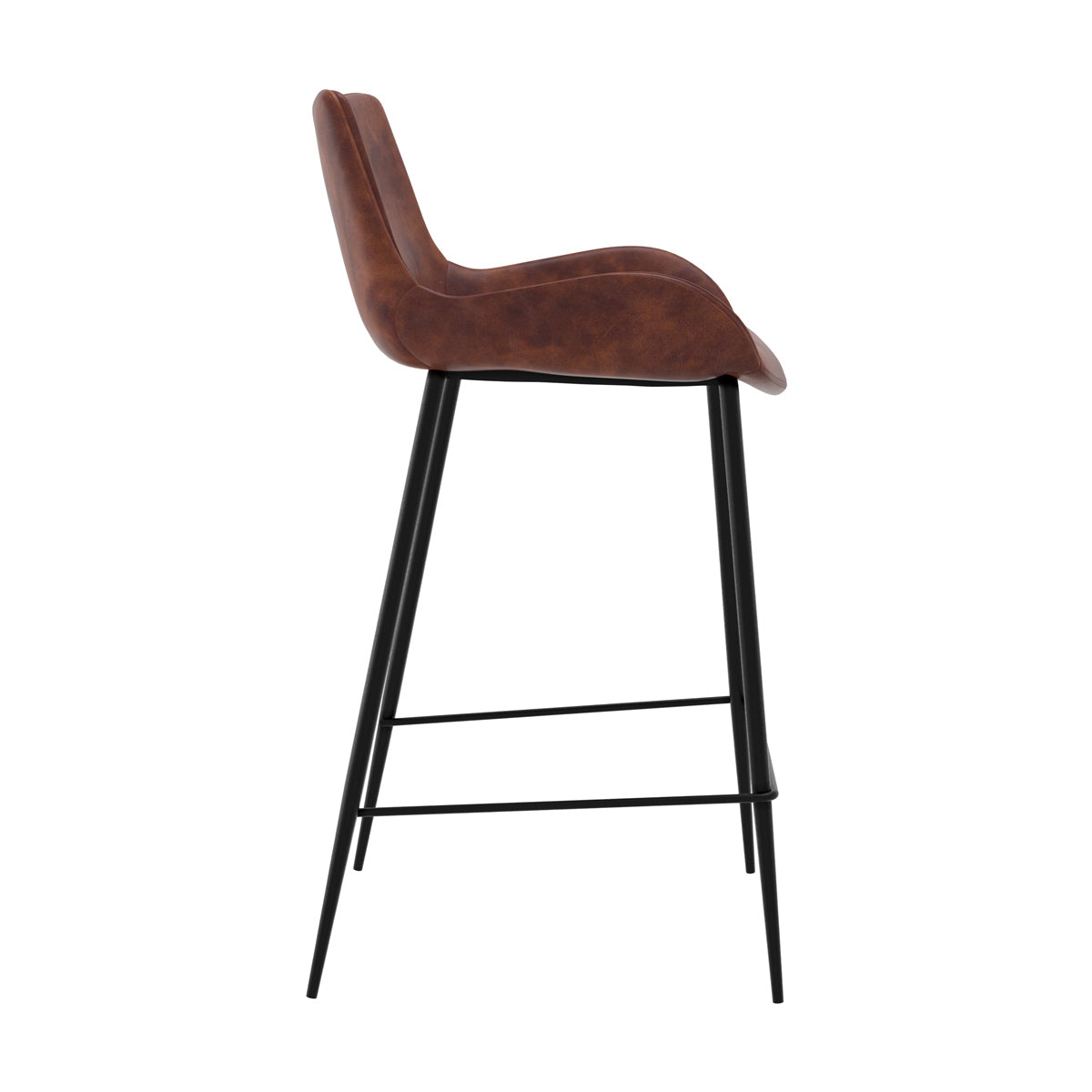 chaise de bar en cuir synthetique 65 cm pirata