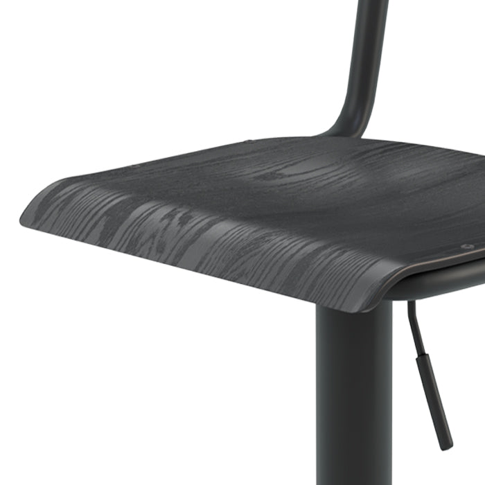 chaise de bar en hauteur 60 80 cm_noir