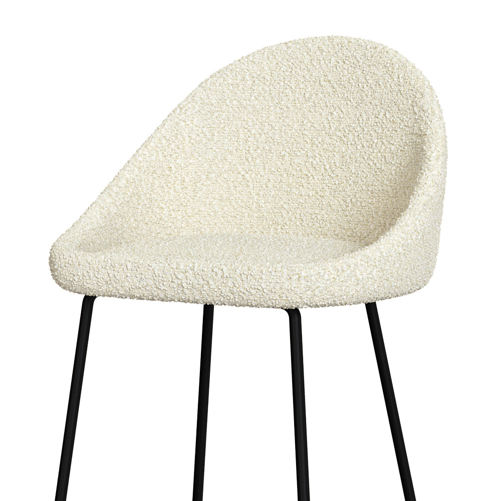chaise de bar en tissu misty blanche 75 cm_1