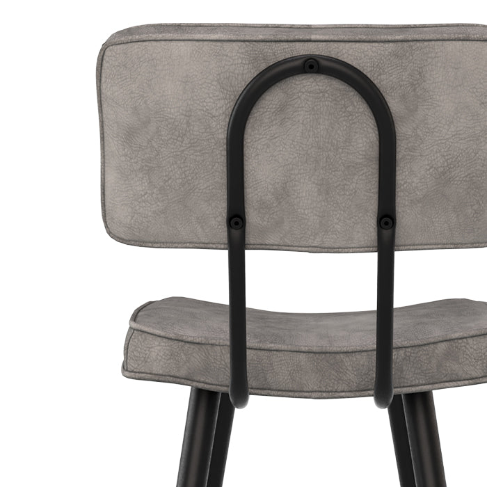 chaise de bar hauteur ilot central 65 cm gris texas
