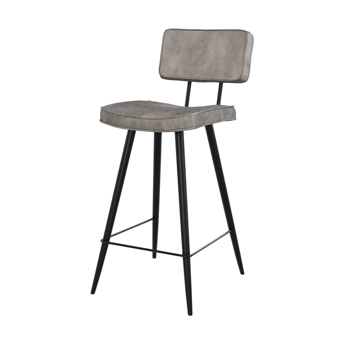 chaise de bar industrielle texas grise