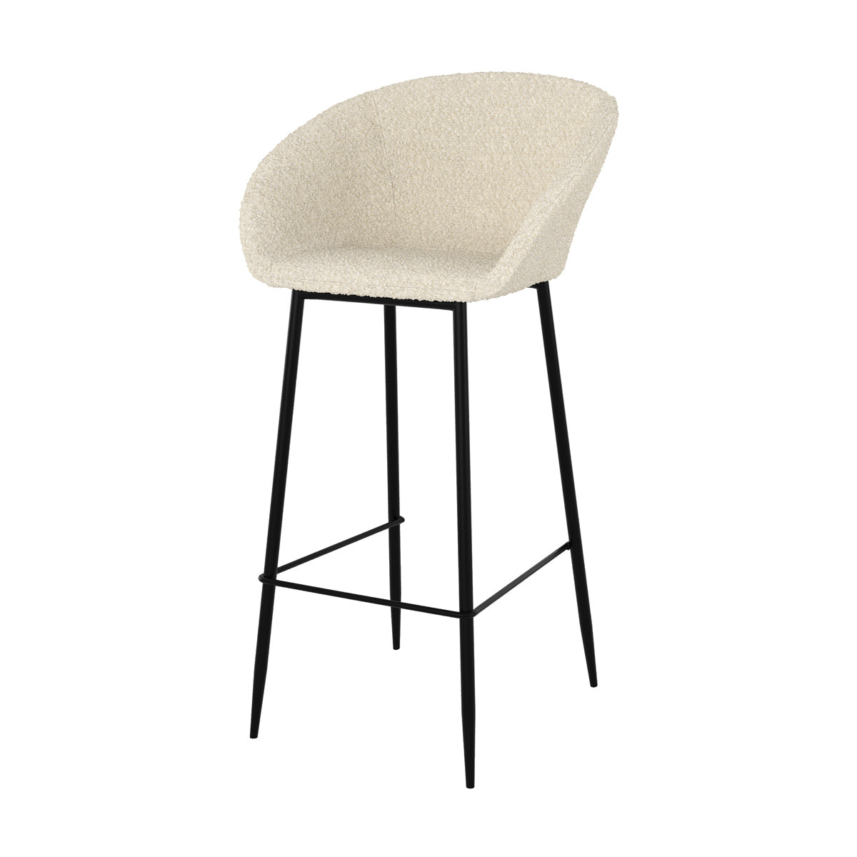 chaise de bar marquise blanche
