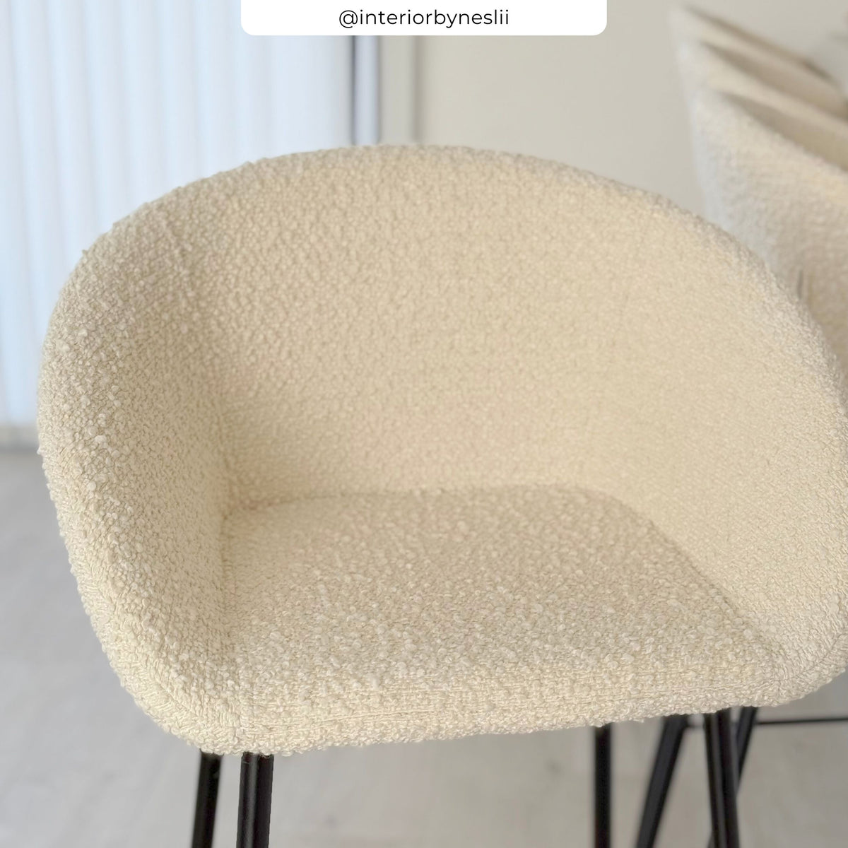 chaise de bar marquise hauteur 75 cm lot 2