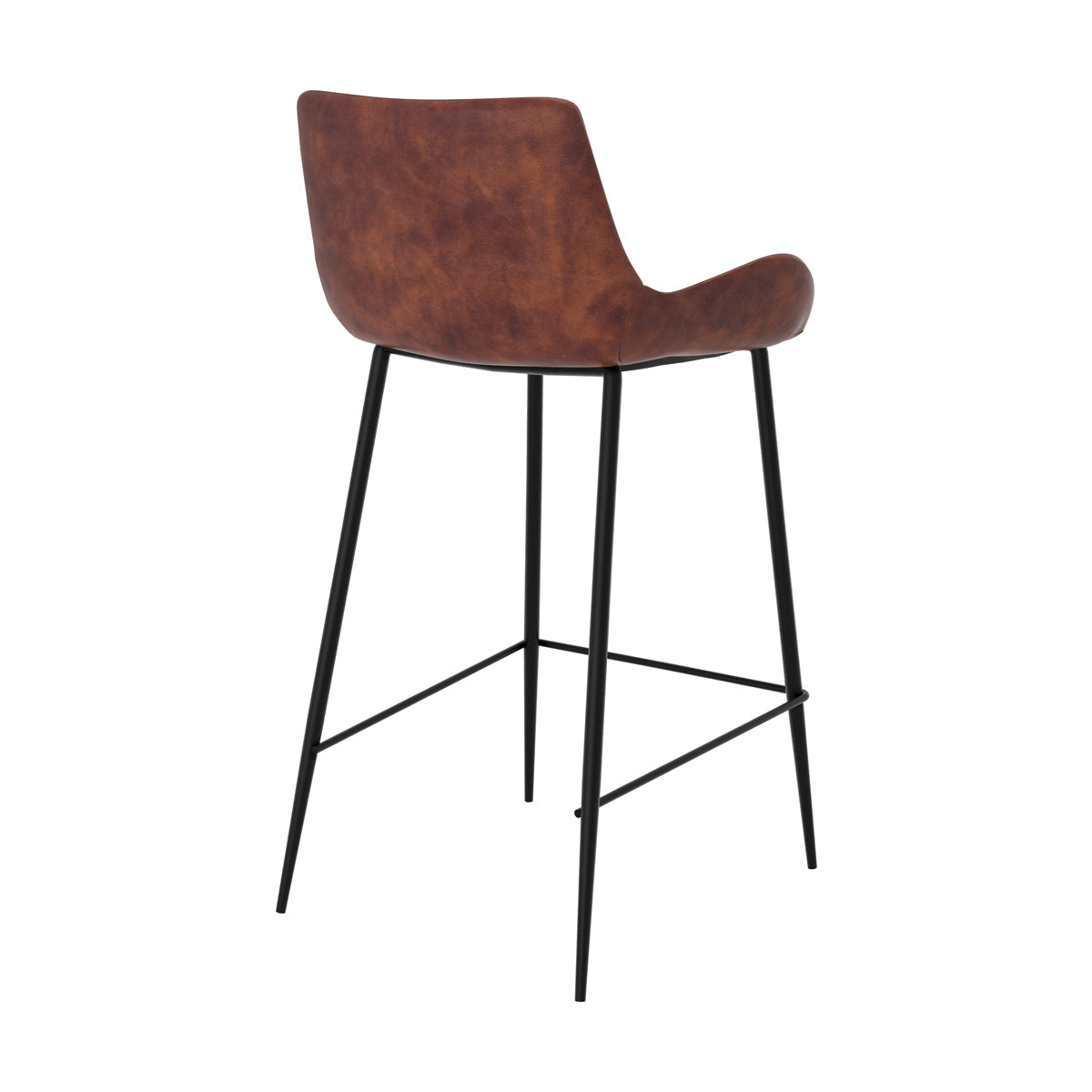 chaise de bar mi hauteur pirata en cuir synthetique