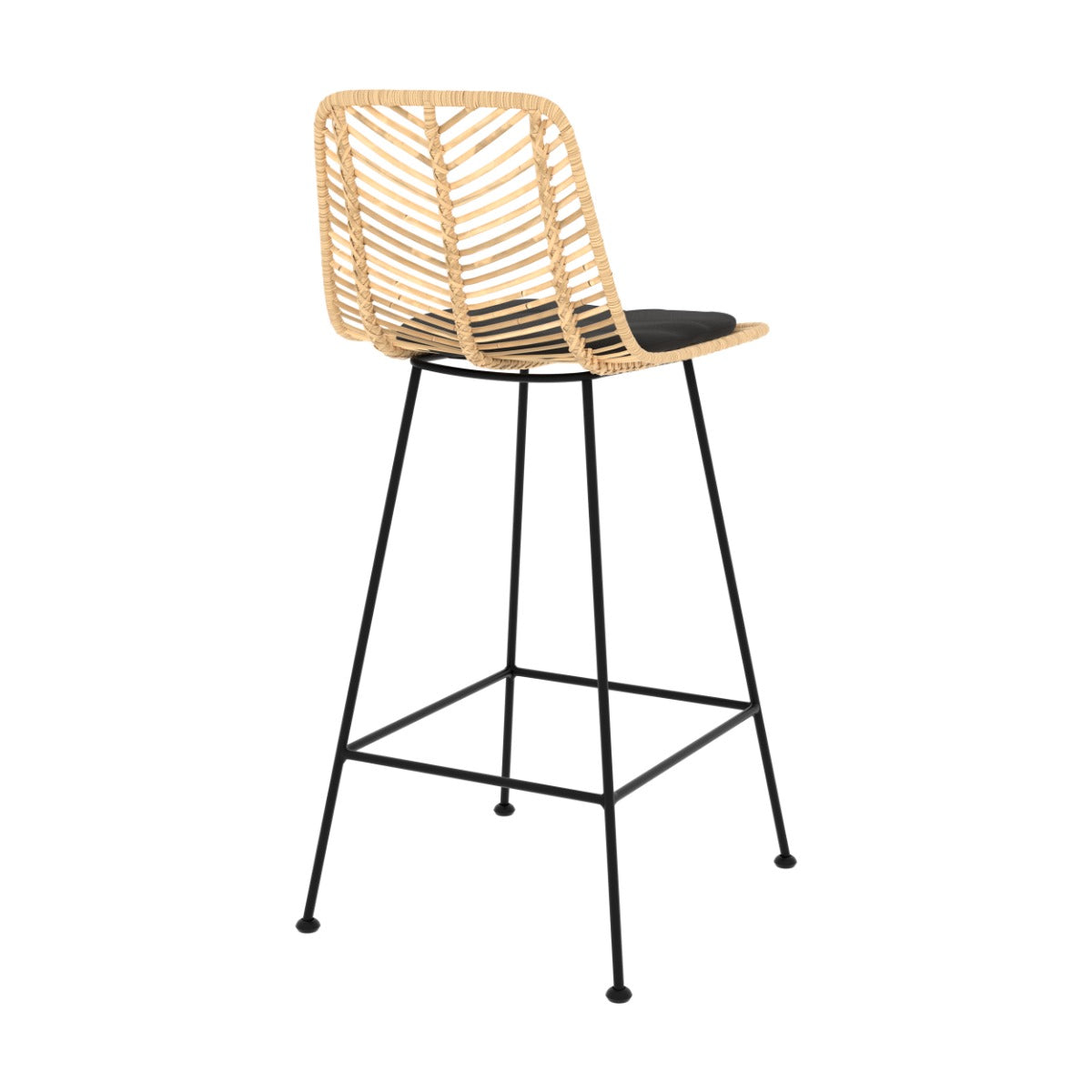chaise de bar mi hauteur tamara 66 cm lot de 2