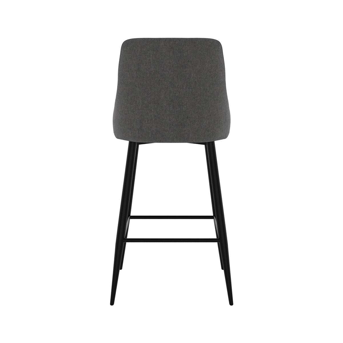 chaise de bar pour ilot confortable pipo gris fonce