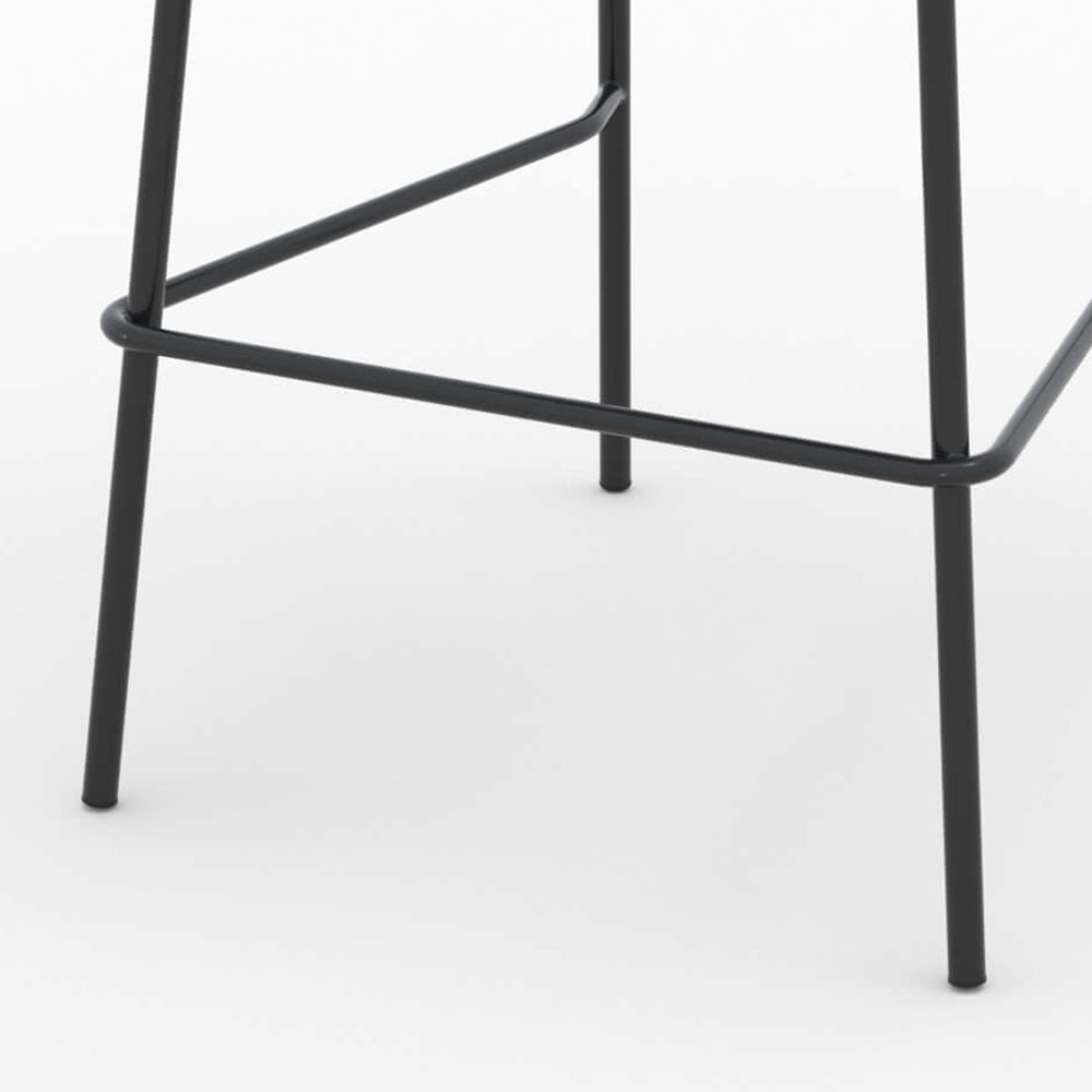 sedia da bar perilot centrale grigio chiaro victoria 65 cm