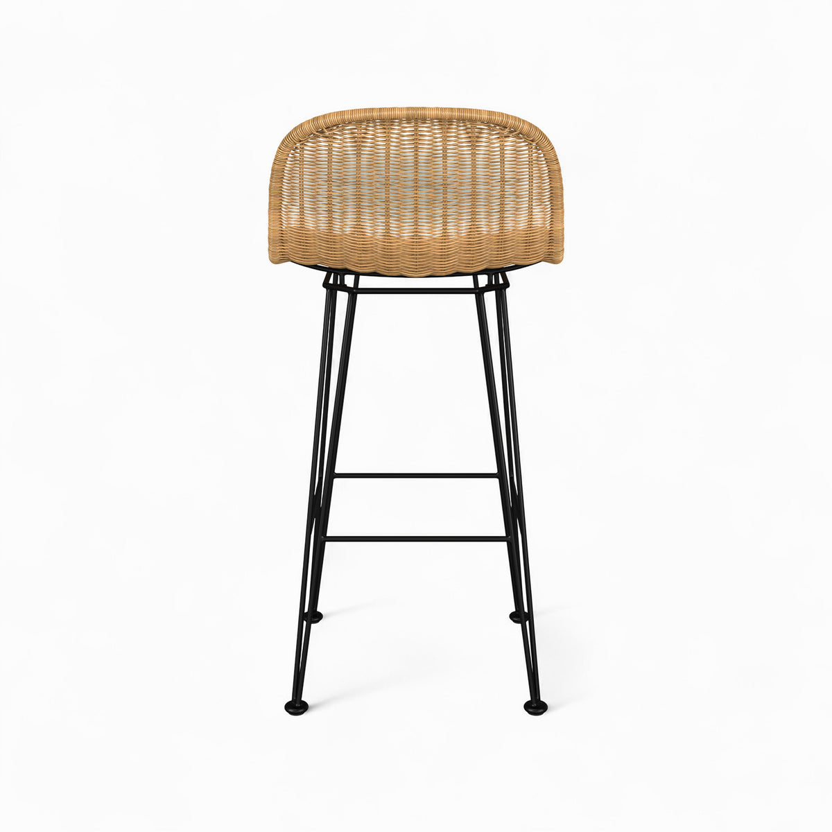 chaise de bar resine tressee naturelle