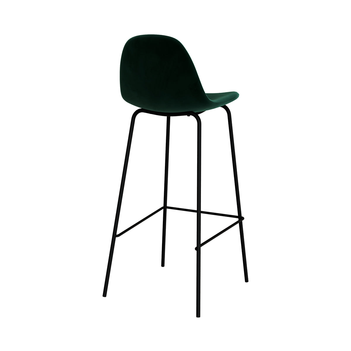 chaise de bar verte fonce henrik 75cm
                            