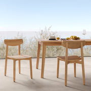 chaise de jardin bois de teck recycle lot de 2 lufy rdv deco