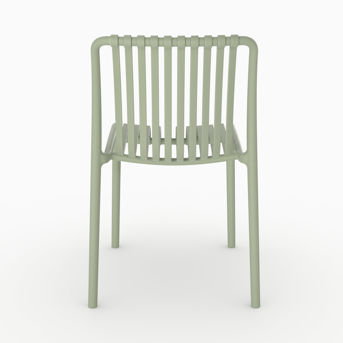 Chaise de jardin Duli vert pastel vue directe